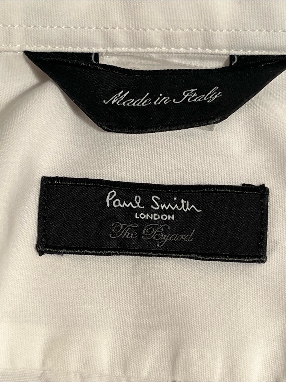 PAUL SMITH LONDON ( Luxurious Brand ) white Collar Button Up 🎩🎩 - Picture 2 of 10